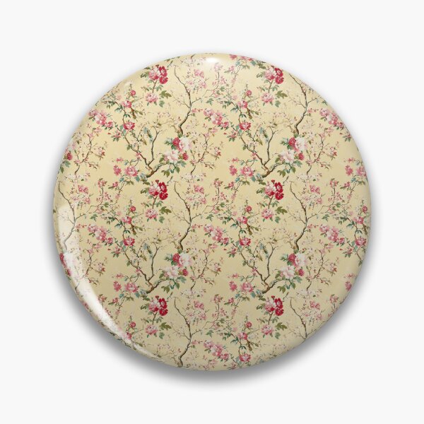 Item preview, Vintage Cottage Pink and Yellow Floral Pattern designed and sold by LouieVanille.