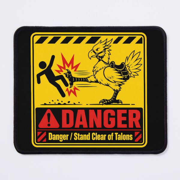 Item preview, Mount Kicking Hazard Label designed and sold by agearb.