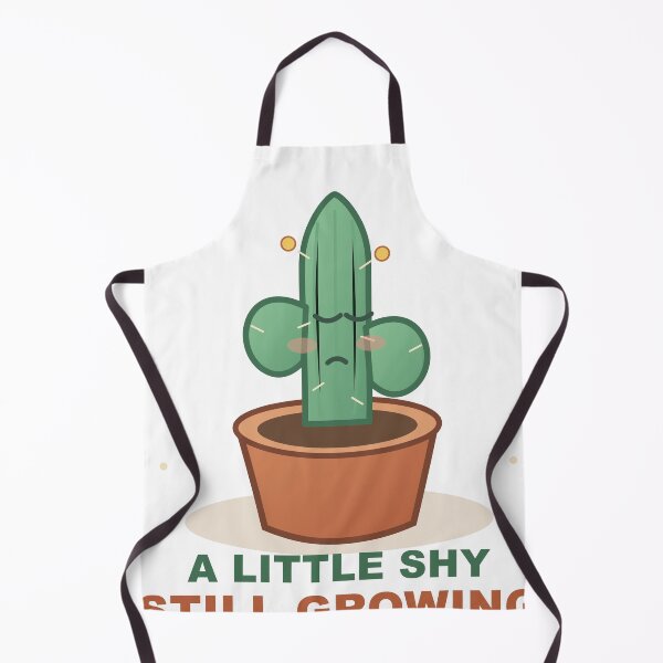 Item preview, A Little Shy, Still Growing – Cute Cactus designed and sold by FlamoArt.