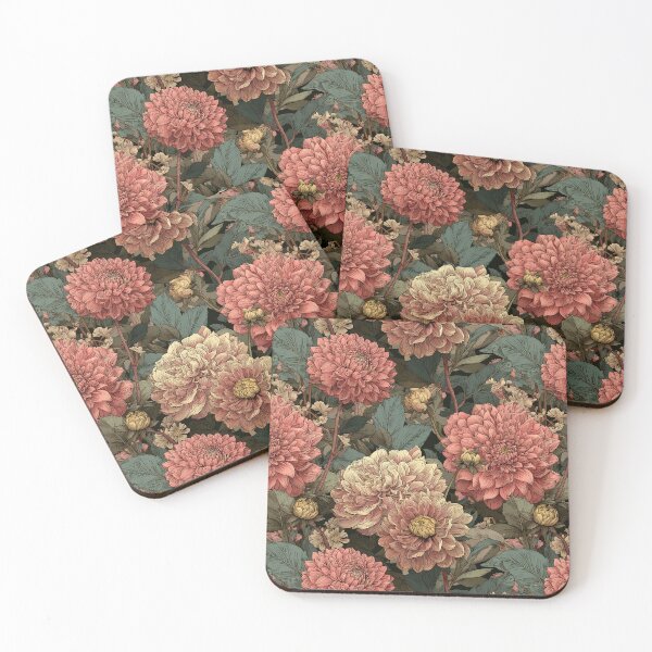 Item preview, Bold Dahlias Texture - Tropical Flower Pattern  - Baby Shower Gifts designed and sold by RoyalStarsPatts.