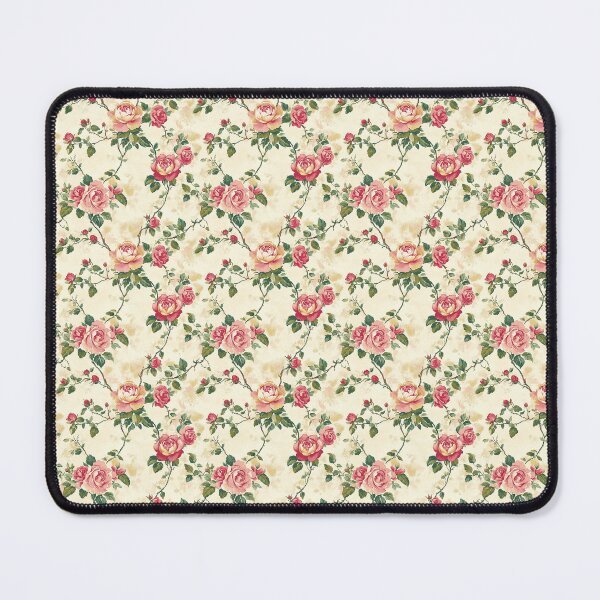 Item preview, Vintage Cottage Pink and Yellow Floral Pattern designed and sold by LouieVanille.