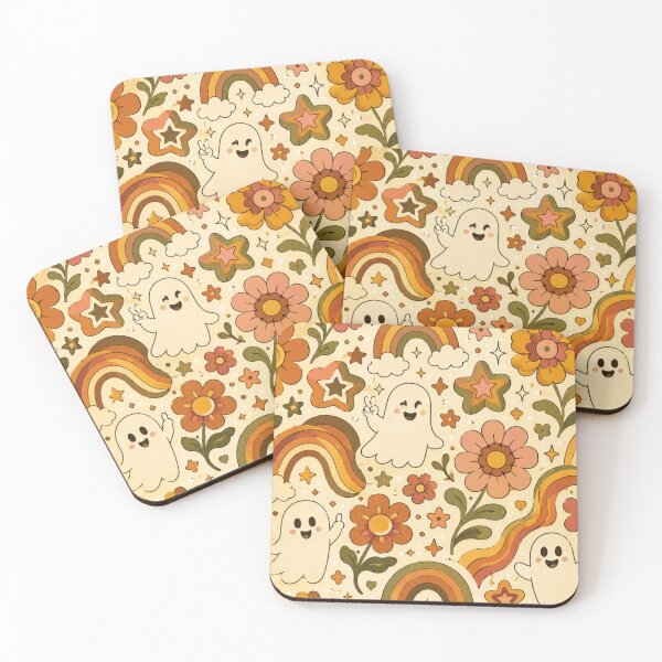 Item preview, Retro Ghost Halloween Pattern designed and sold by M.Store.
