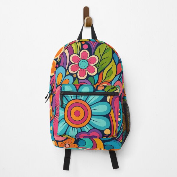 Item preview, Groovy 70s Retro Floral Pattern – Colorful Psychedelic Hippie Art designed and sold by Far Out Goods.
