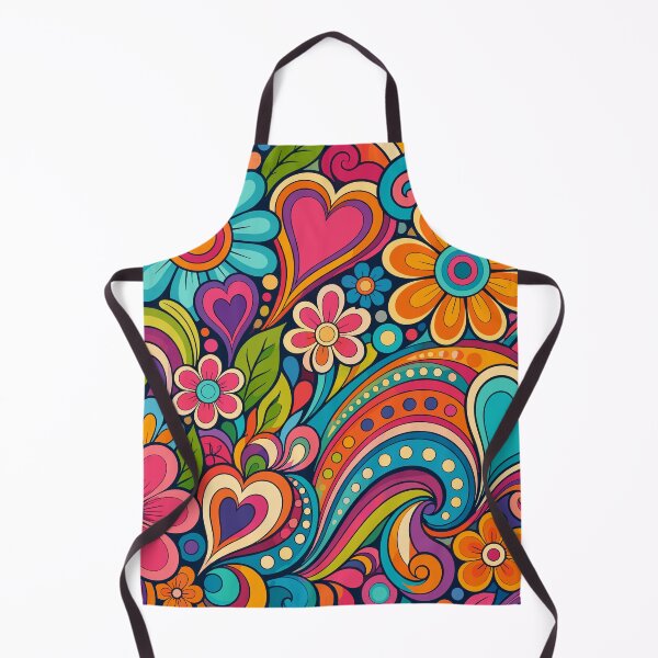 Item preview, Groovy 70s Retro Floral Pattern – Colorful Psychedelic Hippie Art designed and sold by Far Out Goods.