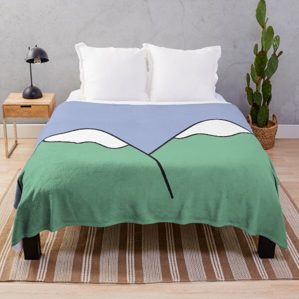 Item preview, Simple Green Snowy Mountain Peaks designed and sold by ubborn.