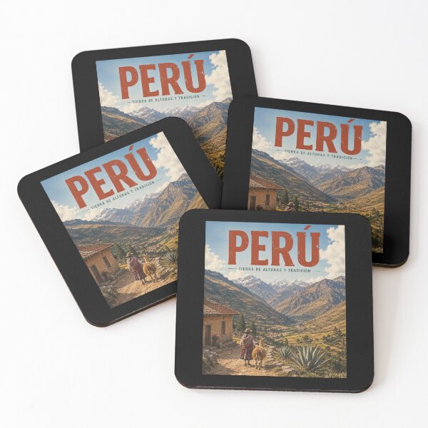 Item preview, Peru Highland Valley travel poster  designed and sold by Tienda-Vane.