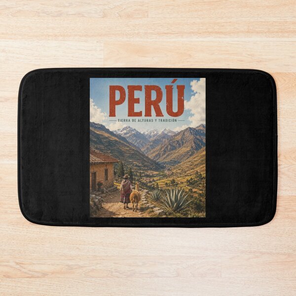 Artikelvorschau, Reiseplakat für das Hochland von Peru entworfen und verkauft von Tienda-Vane.