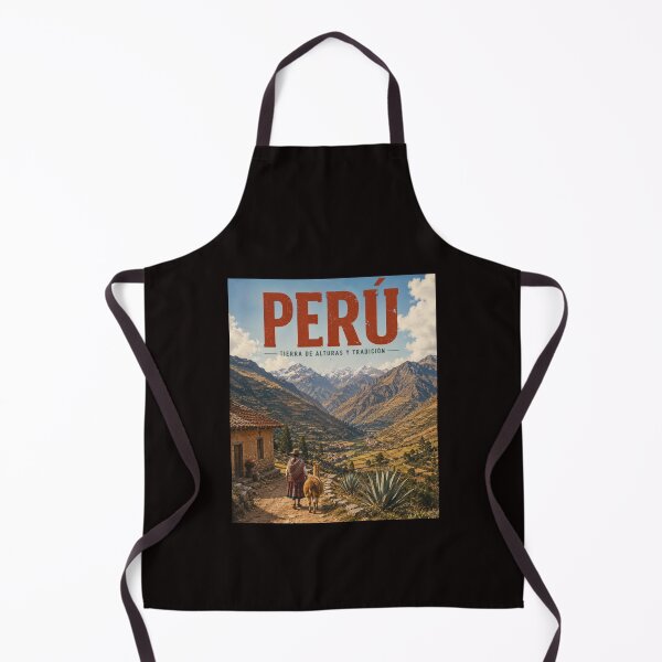 Item preview, Peru Highland Valley travel poster designed and sold by Tienda-Vane.