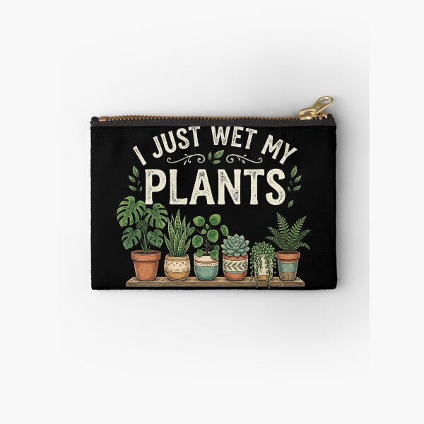 Item preview, I Just Wet My Plants Funny Retro Vintage Houseplant Lover T-Shirt designed and sold by PACS0011.