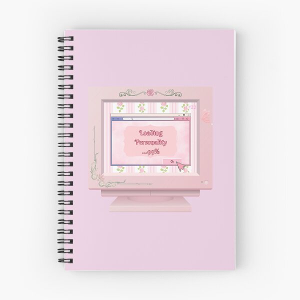Item preview, Vintage computer Y2K pink coquette internet popup designed and sold by skirklumine.