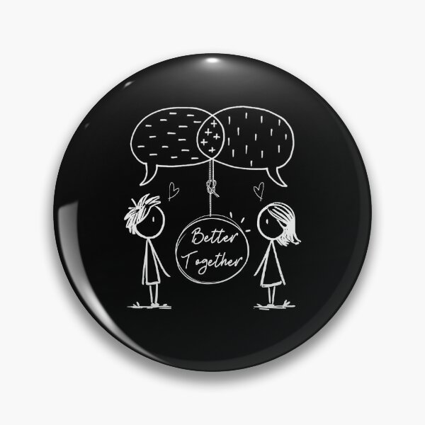 Item preview, Better Together | Positive Communication Minimalist Line Art for Mental Health designed and sold by waikibi ⭐⭐⭐⭐⭐.