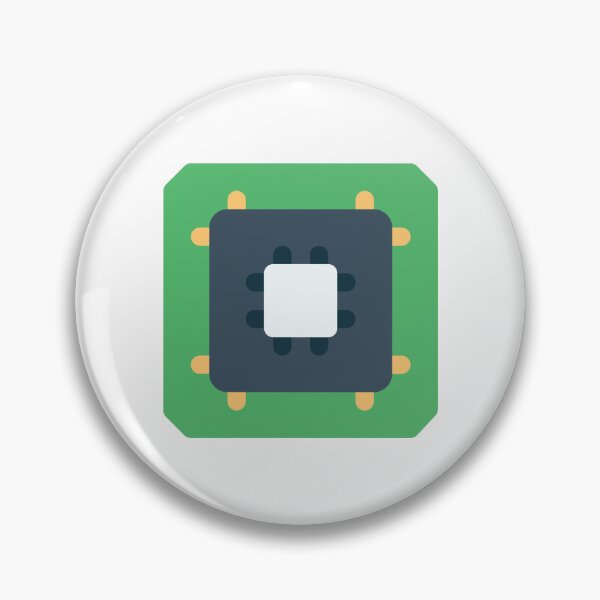 Item preview, CPU Processor Chip - Central Processing Unit Sticker for Computing Power designed and sold by Tr Creative Design.