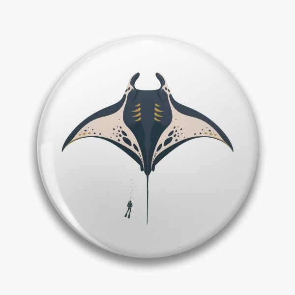 Item preview, a manta ray designed and sold by zzinthestore.