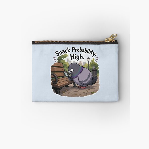 Item preview, Snack Probability High Funny Pigeon Detective Bird Meme Sticker designed and sold by SimplePoDesign.