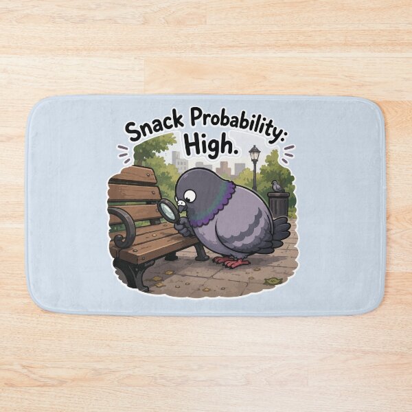 Item preview, Snack Probability High Funny Pigeon Detective Bird Meme Sticker designed and sold by SimplePoDesign.