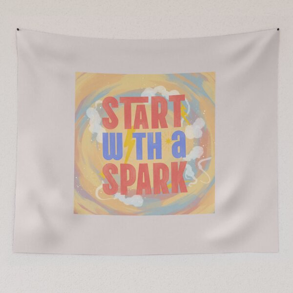 Item preview, START WITH A SPARK designed and sold by Catalina Kate.