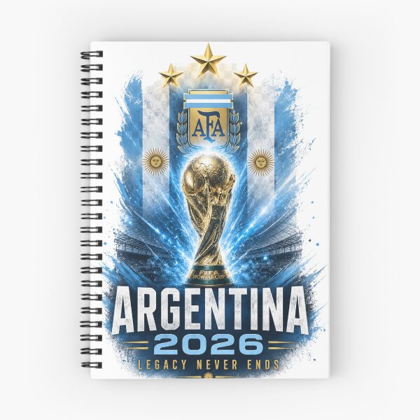 Item preview, Argentina World Cup 2026 T-Shirt – Legacy Never Ends – Football Champions Design designed and sold by Ikra Best.