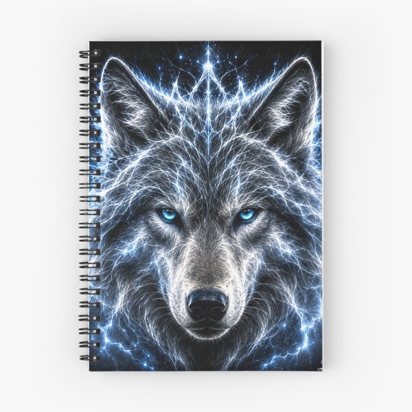 Item preview, Electric Alpha Wolf – Moonlight Guardian designed and sold by LuluLeb.