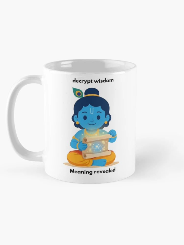 Thumbnail 5 of 6, Coffee Mug, Decrypt Wisdom | Cybersecurity Developer Sticker | Tech Humor designed and sold by BhaktiByte.