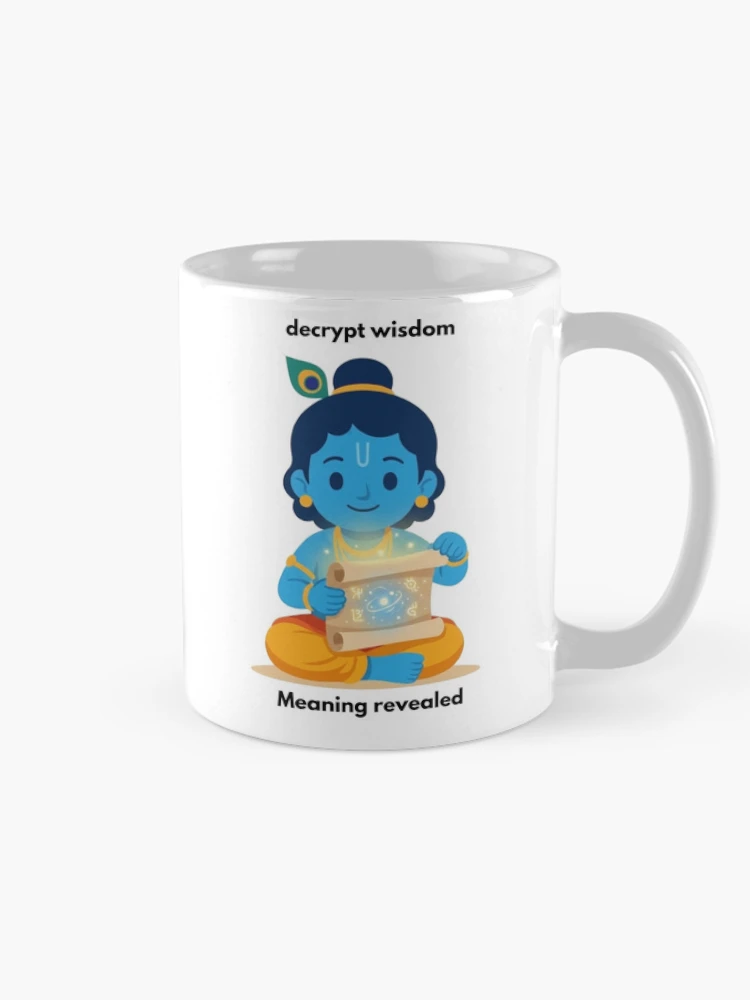 Thumbnail 3 of 6, Coffee Mug, Decrypt Wisdom | Cybersecurity Developer Sticker | Tech Humor designed and sold by BhaktiByte.