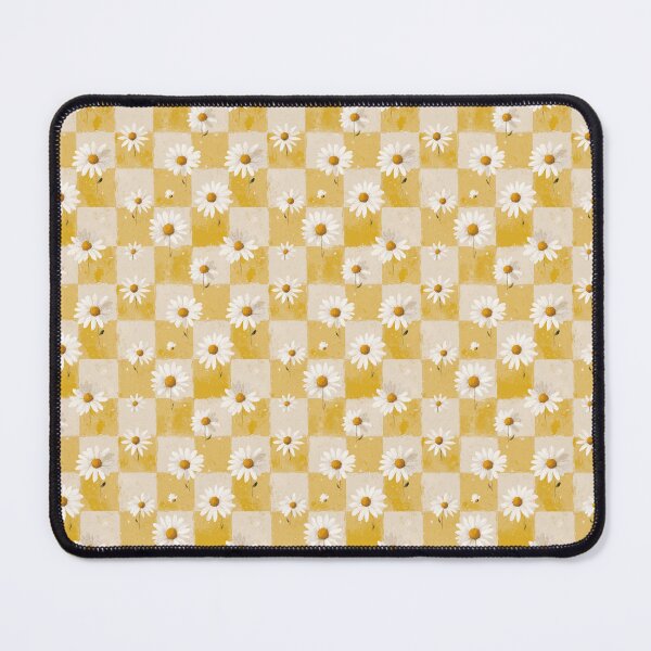 Item preview, Yellow Floral and Plaid Pattern designed and sold by LouieVanille.
