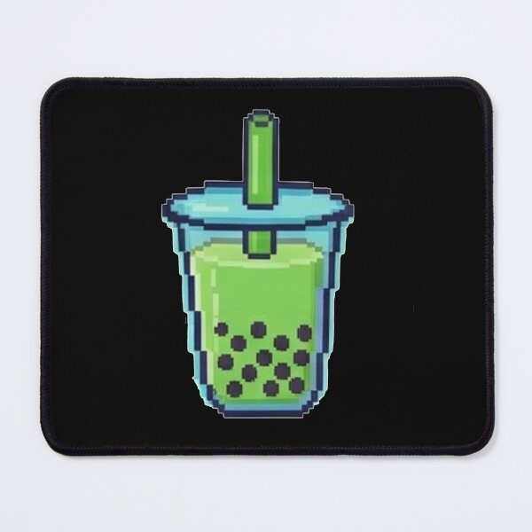 Item preview, Cute Green Matcha Boba Pixel Art Bubble Tea designed and sold by Rehnair.