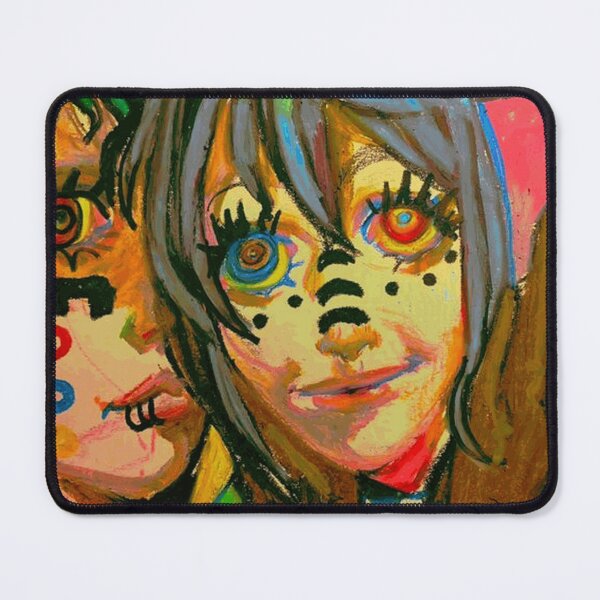 Item preview, Neon Pastel Ugly Cute Neo Expressionist Portrait designed and sold by BastienDelcourt.