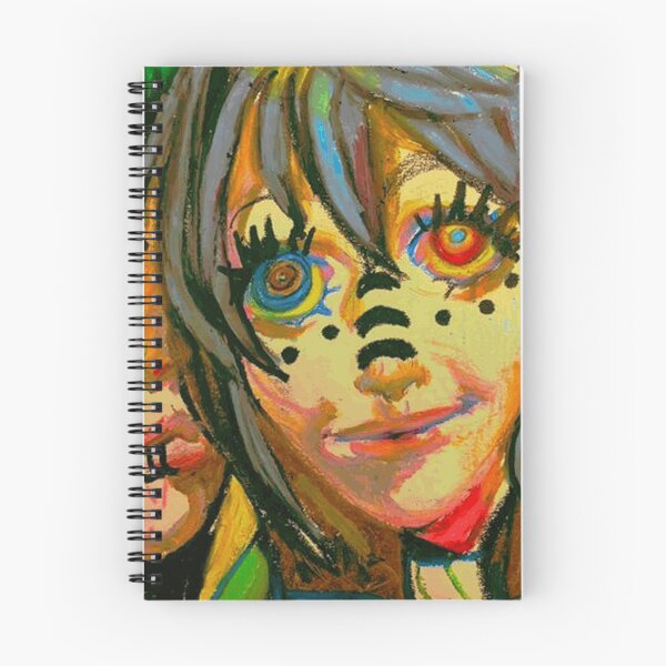 Item preview, Neon Pastel Ugly Cute Neo Expressionist Portrait designed and sold by BastienDelcourt.