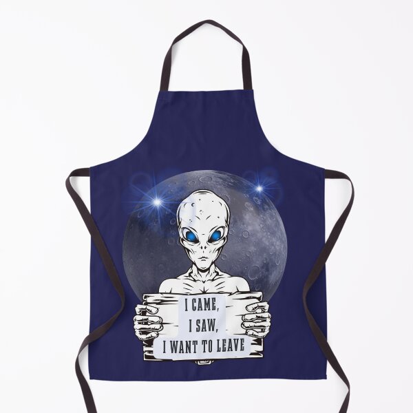 Item preview, I Came I Saw I Want To Leave Sarcastic Alien UFO designed and sold by AhmadAnnaPrints.