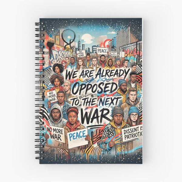 Item preview, We Are Already Opposed to The Next War designed and sold by Home Decor Art.