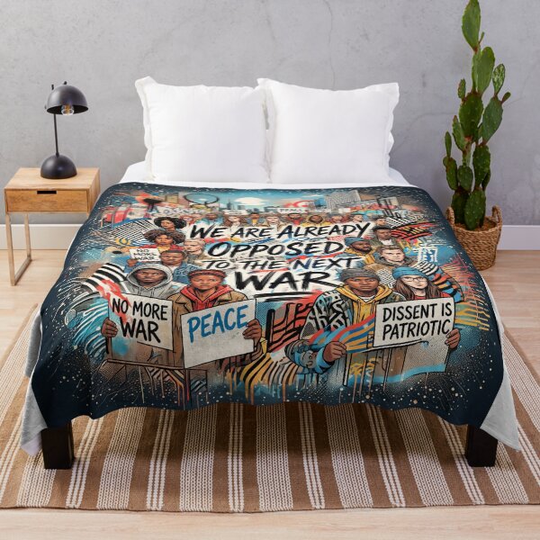 Item preview, We Are Already Opposed to The Next War designed and sold by Home Decor Art.