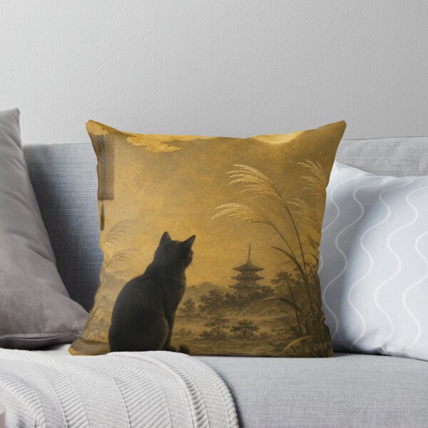 Item preview, Heian Cats #007 – Moonlit Silence designed and sold by YamatoCatStudio.