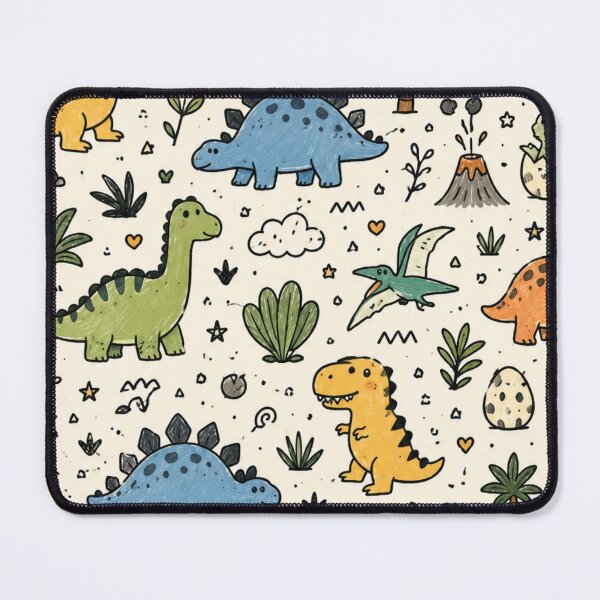 Item preview, Cute Dinosaur Doodle Pattern designed and sold by M.Store.