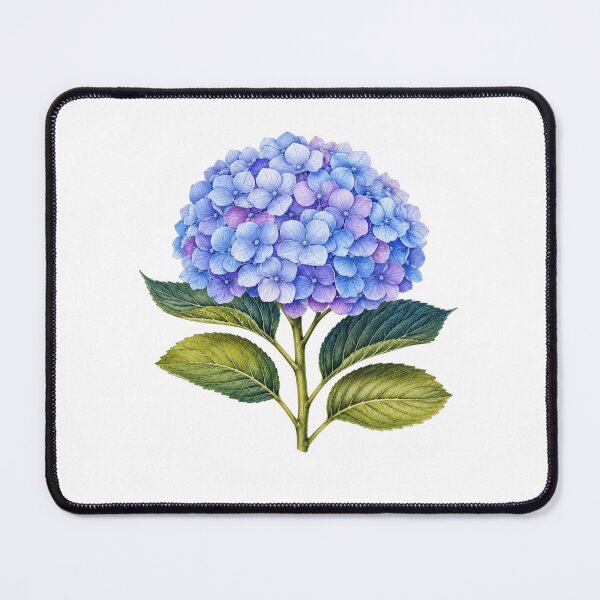 Item preview, Blue Purple Hydrangea Botanical Flower Garden Lover designed and sold by Moizento.