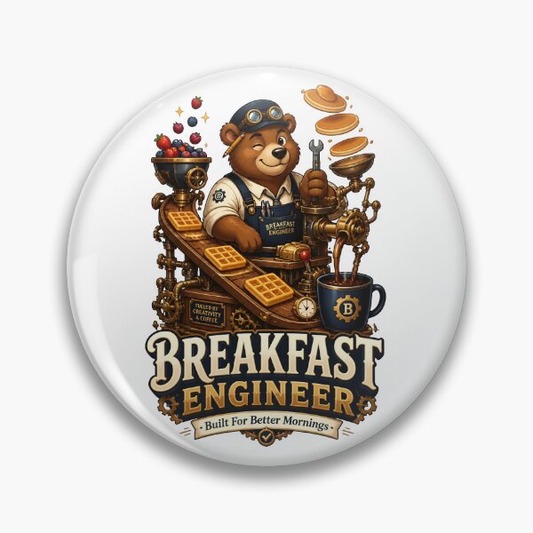 Item preview, Breakfast Engineer Bear designed and sold by Sovereign Supply Co..