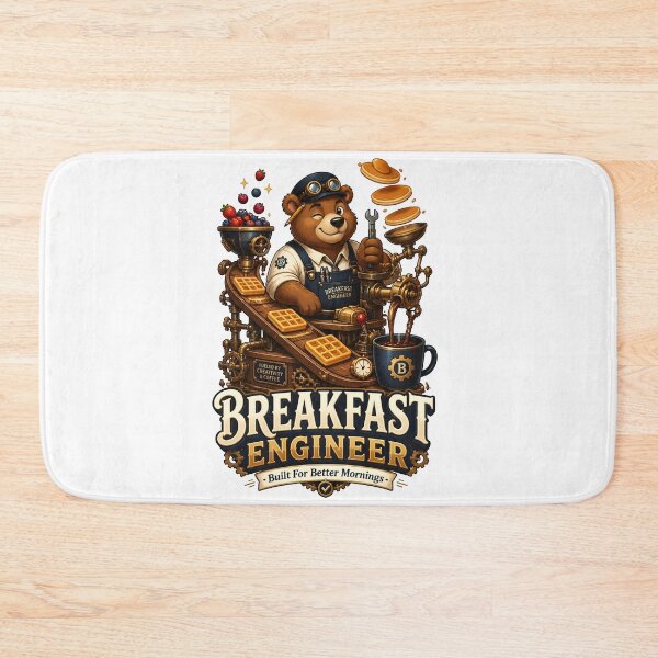 Item preview, Breakfast Engineer Bear designed and sold by Sovereign Supply Co..