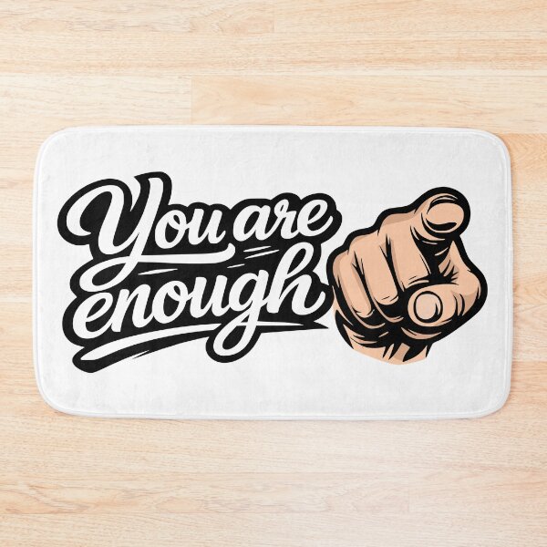 Item preview, You Are Enough motif with finger pointing at you designed and sold by Pommes im Bett.