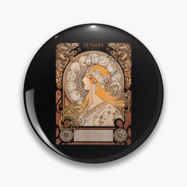 Item preview, Womens Vintage Bohemian Design in Art Nouveau Style, Mucha designed and sold by CherylCGarrison.
