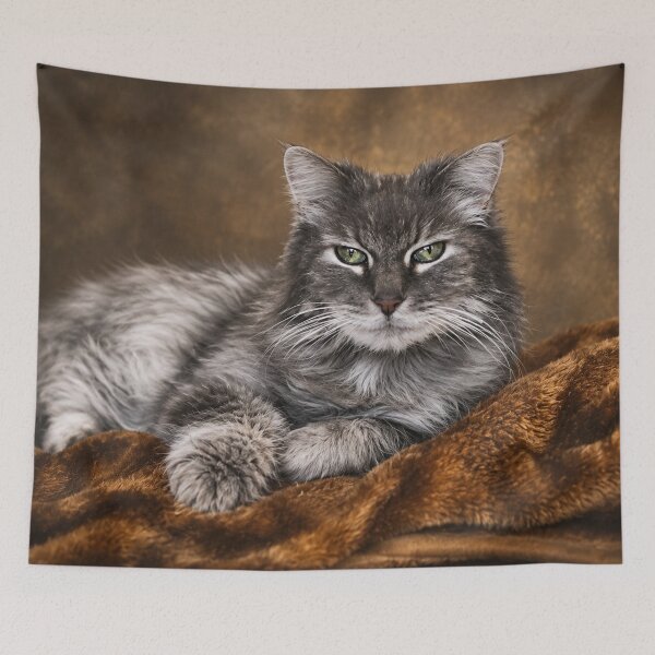 Item preview, Silver Cat Serenity designed and sold by Kimberly Palmer.