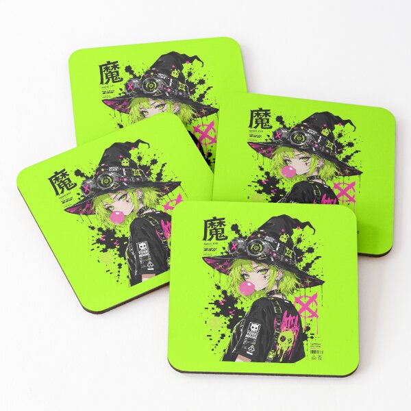 Item preview, Toxic Magic - Neon Cyberpunk Witch Anime Girl Aesthetic designed and sold by ChrisDuyen19.