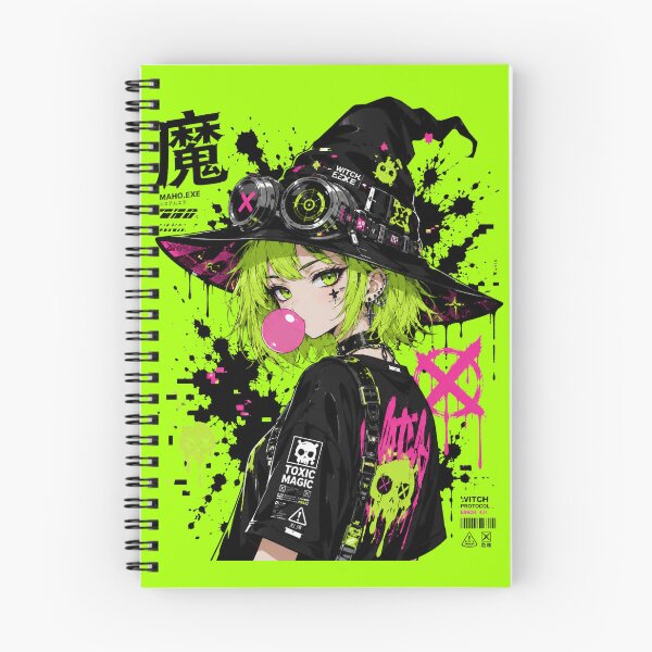 Item preview, Toxic Magic - Neon Cyberpunk Witch Anime Girl Aesthetic designed and sold by ChrisDuyen19.