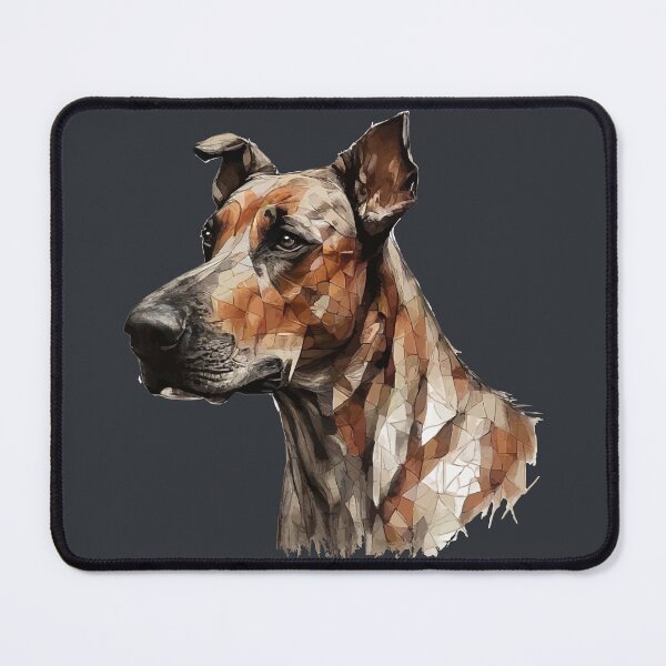 Item preview, Geometric Great Dane - Modern Pet Art designed and sold by Tklezardesigns.