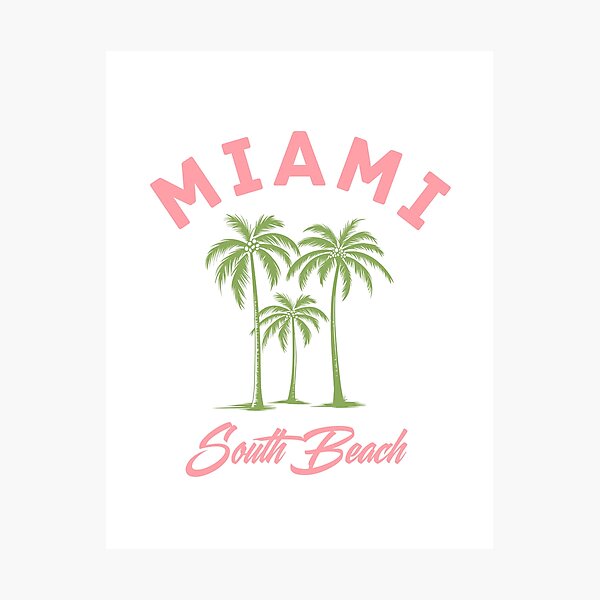 Item preview, Miami South Beach  designed and sold by ForzaDesigns.