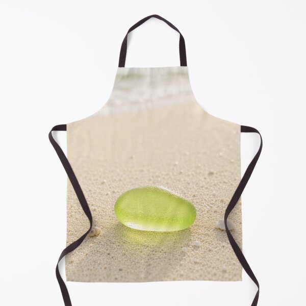Item preview, Little Treasure Lime Sea Glass Coastal Beach Photography Art Print designed and sold by TheSlowShore.