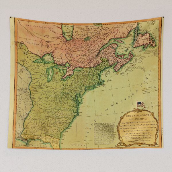 Item preview, Map of the United States of America (1794) designed and sold by allhistory.