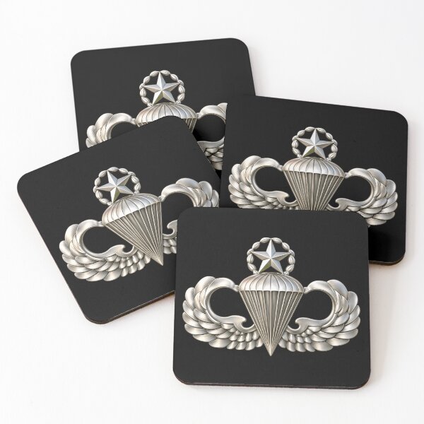 Item preview, Army - Master Airborne Badge - No Txt - 3D X 300 designed and sold by Military Insignia Products.