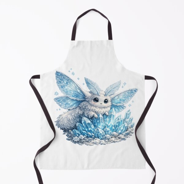 Item preview, Magical Glacier Moth Crystal Fantasy designed and sold by Mosslume Studio.