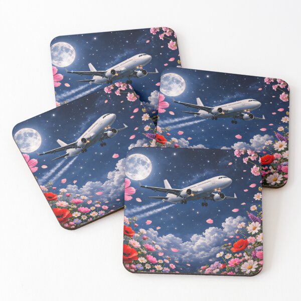 Item preview, illustration of a plane at night designed and sold by karlosss.