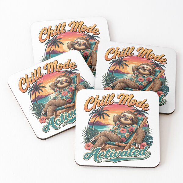Item preview, Chill Mode Sloth Hawaiian Shirt Beach Vacation Gift designed and sold by the-dovlat.