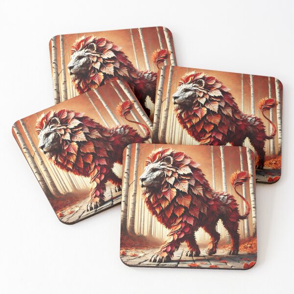 Item preview, Fall Lion, Ai Generated Art designed and sold by ACC .